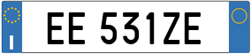 Truck License Plate